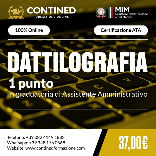 Corso Online Dattilografia