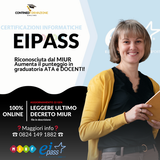 Corso Online EIPASS 7 moduli User
